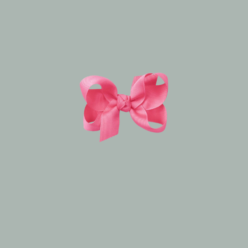 hot pink bow