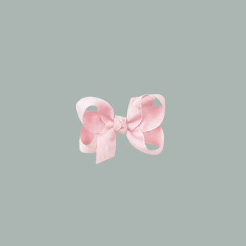 light pink bow