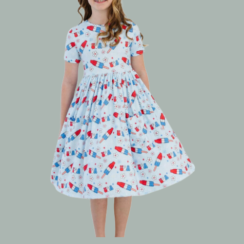 proudly patriotic pocket dress