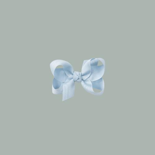 millennial blue bow