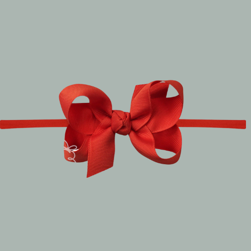 red headband bow