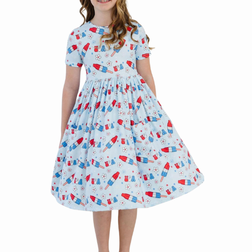 proudly patriotic pocket dress