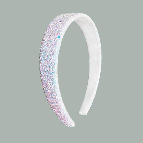 chunky glitter headband