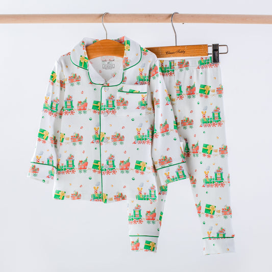 santa's express pajamas