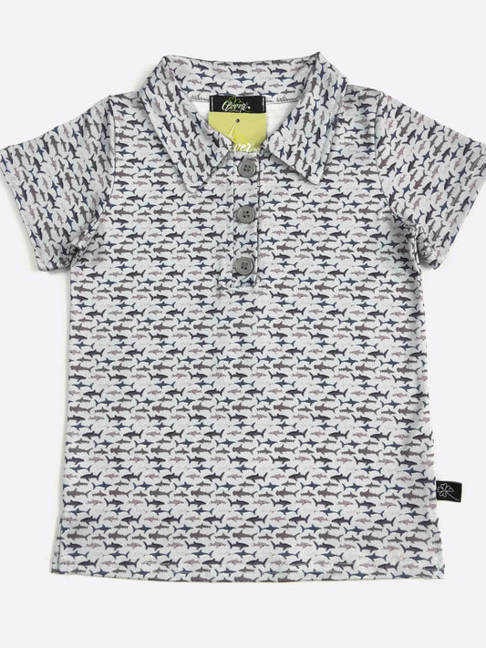 shark collar polo
