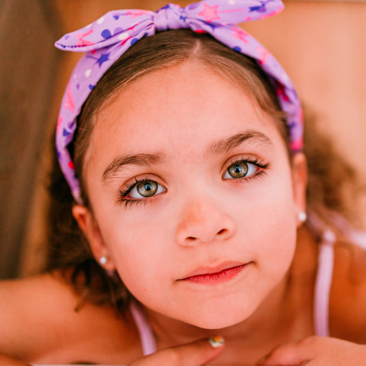 purple princess headband