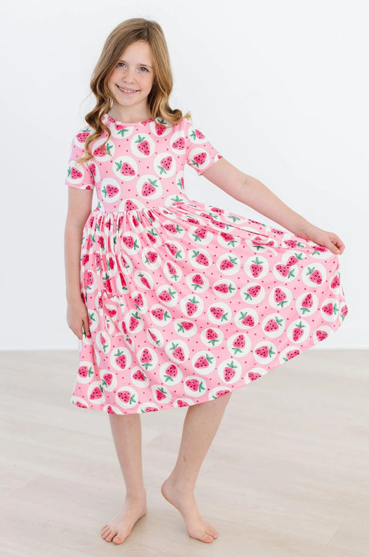 strawberry twirl dress