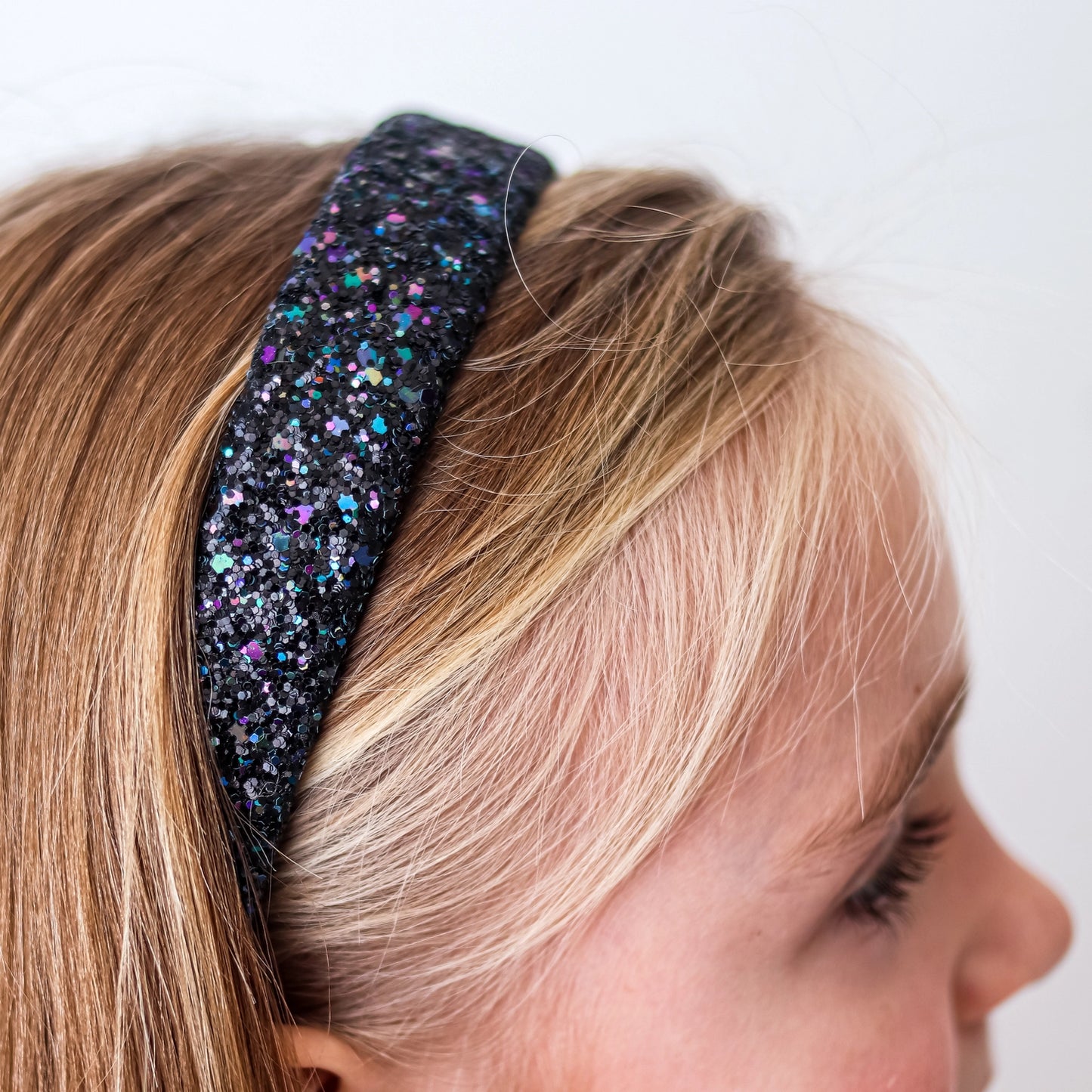 chunky glitter headband