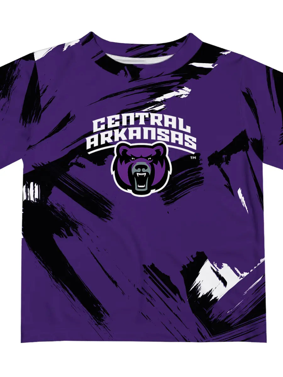 central arkansas bear paint brush tee