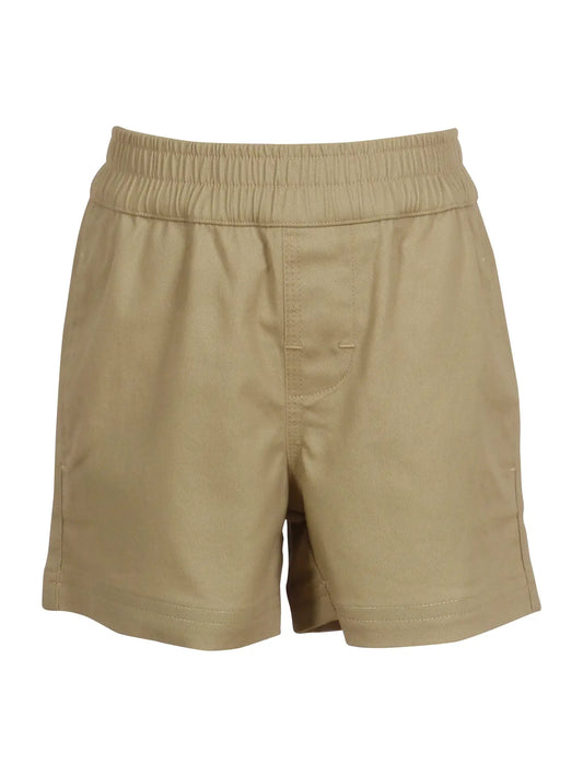 vintage khaki pull on shorts